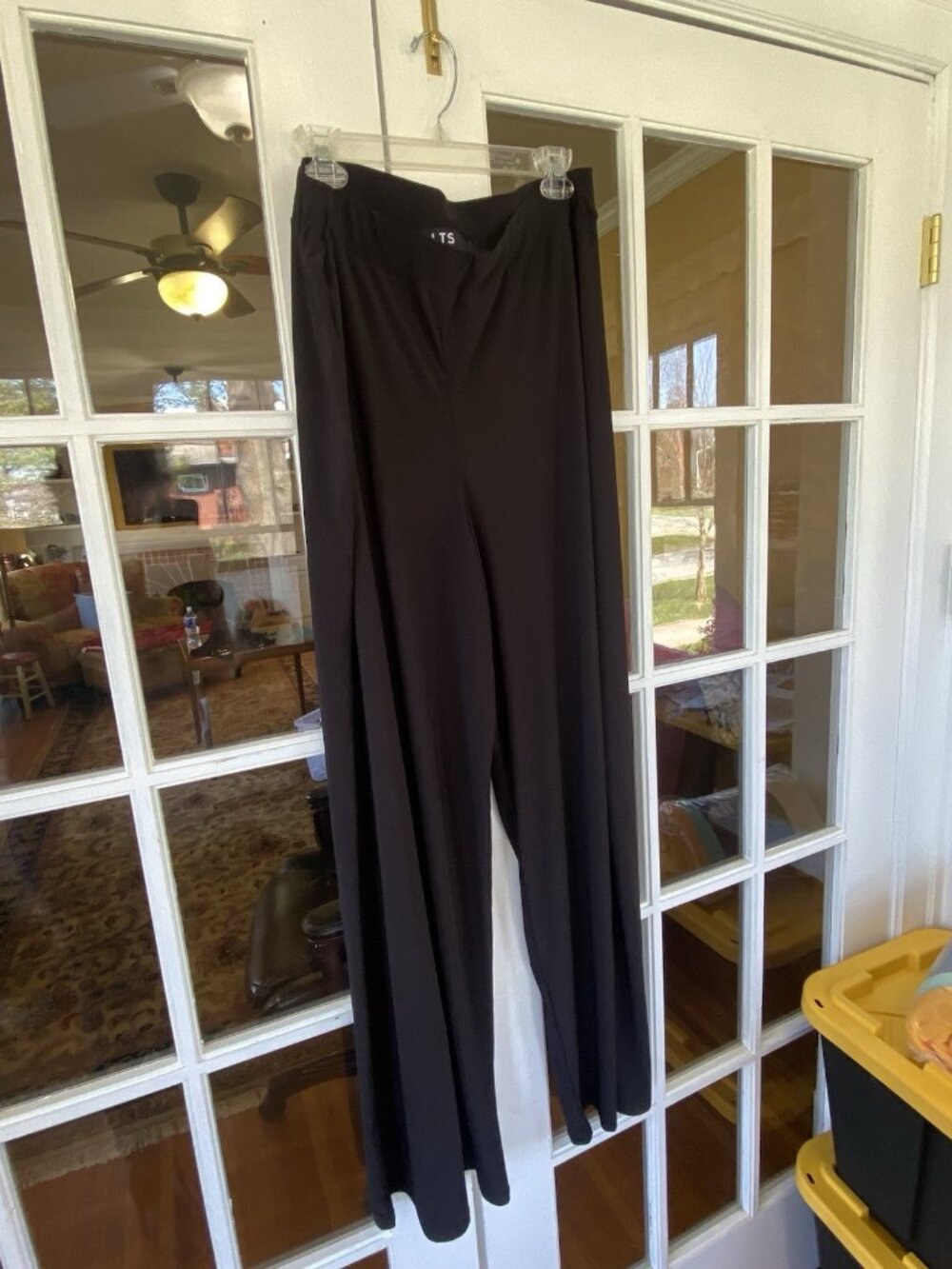 LTS Long Tall Sally Pants Womens 16 Black Tall Leggings Stretch UK 20 EUR 48